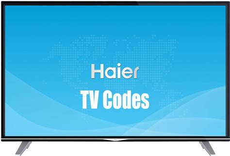 haier tv code|Remote Control Codes For Haier TVs .
